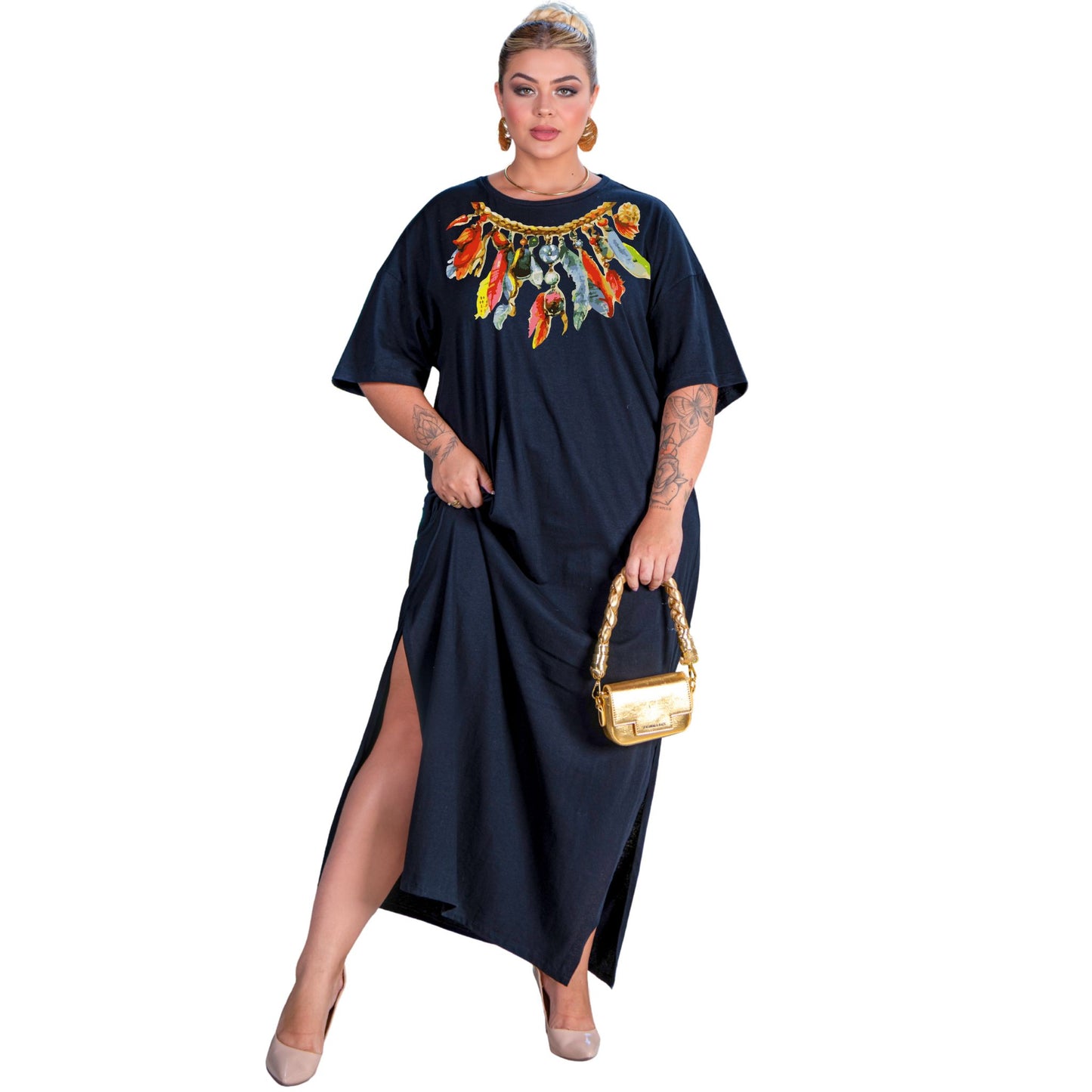 Vestido Longo Preto - Boho