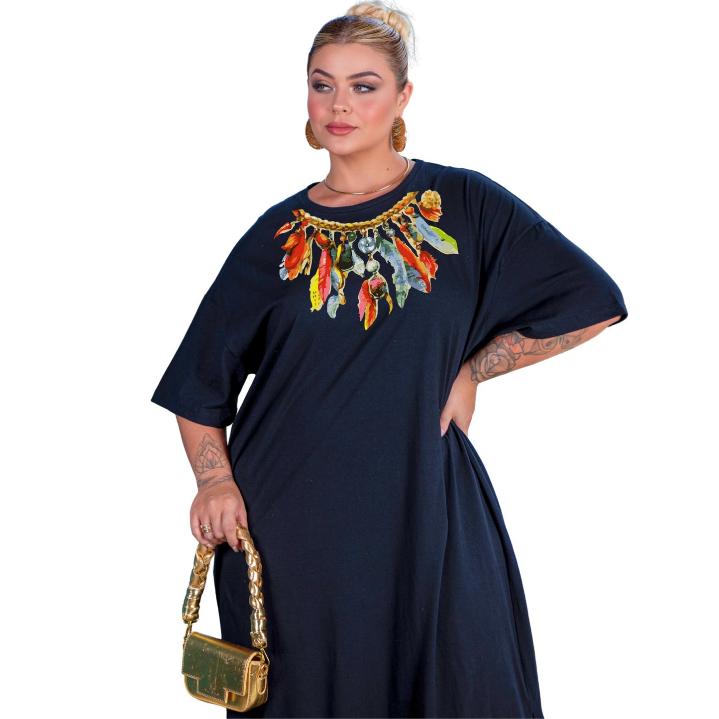 Vestido Longo Preto - Boho
