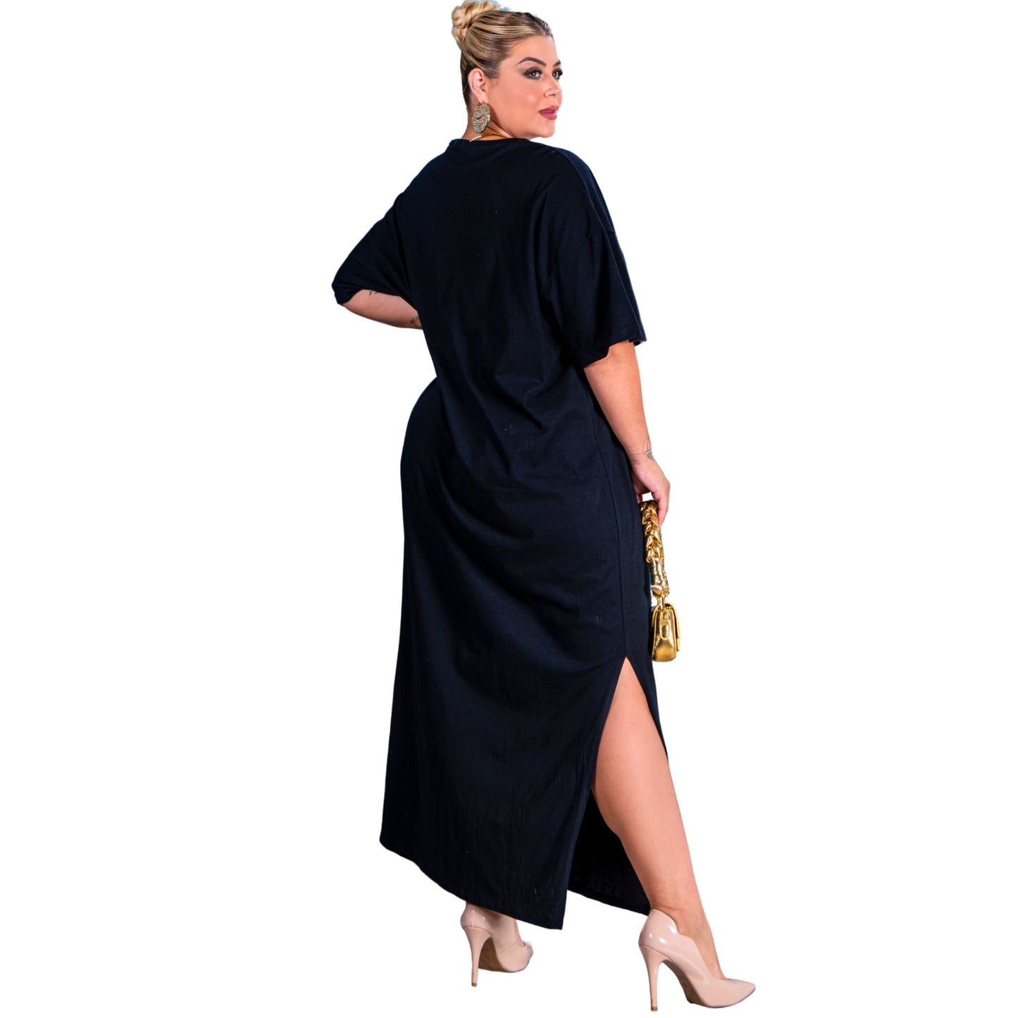 Vestido Longo Preto - Jesus