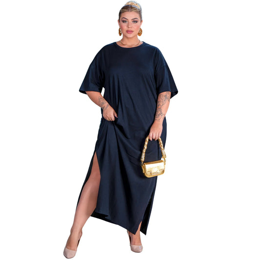 Vestido Longo Preto - Liso