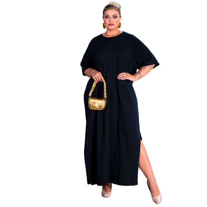 Vestido Longo Preto - Liso