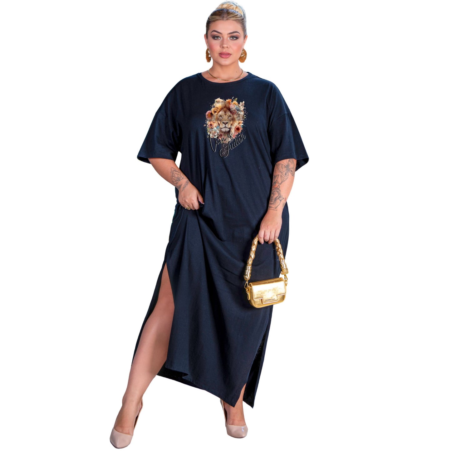 Vestido Longo Preto - Cristo