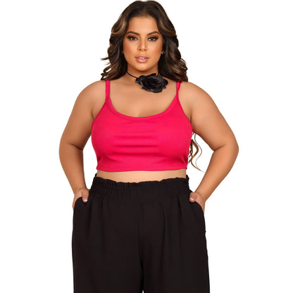 Pantalona Tecido Viscolycra Malha Premium - Preta