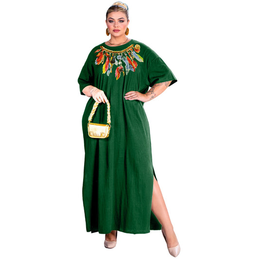 Vestido Longo Verde Escuro - Boho