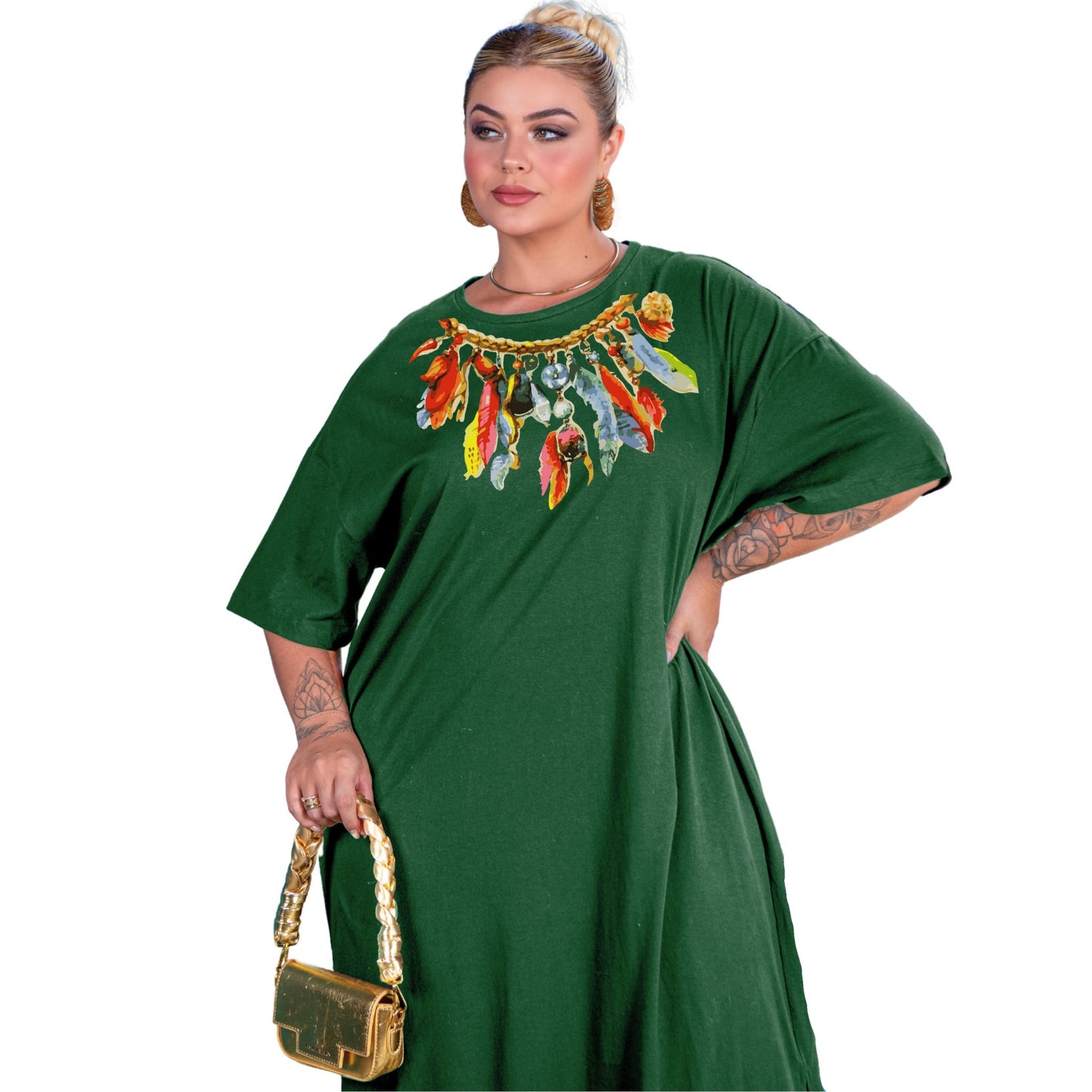 Vestido Longo Verde Escuro - Boho