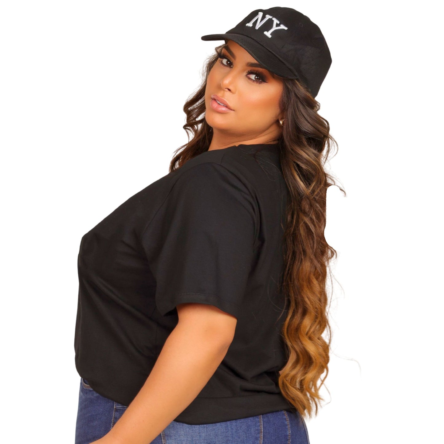 Camiseta Manga Curta Preto - Lisa