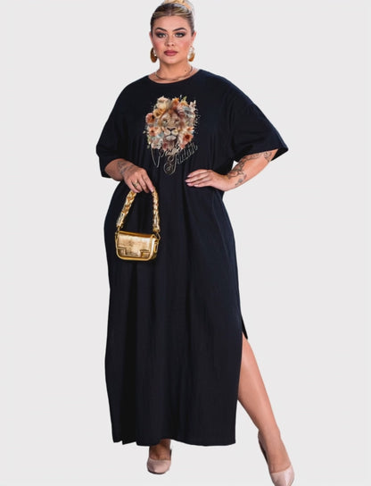 Vestido Longo Preto - Cristo